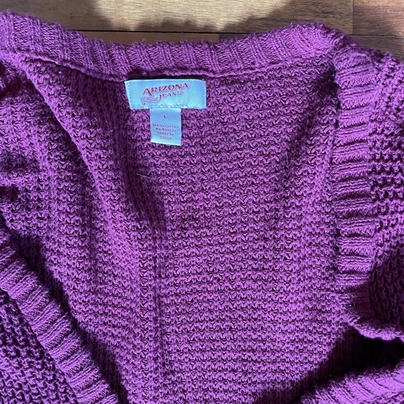 burgundy sweater - Picture 3 of 5